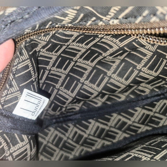 Classic Dunhill Brown and Black Unisex Clutch Bag - Picture 10 of 10